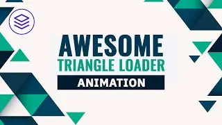 Triangle Loading Animation Using HTML and CSS | Animated Loader With SVG Animation