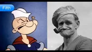 Top 10 cartoon characters in real life