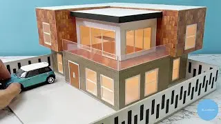 Making A Modern Living House Model #38