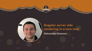 Angular server side rendering in a new way - Aleksandar Atanasov