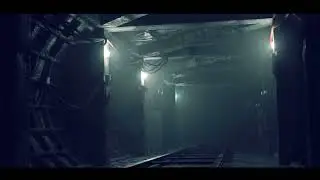 making cinematic escenes in blender, 3d modular tunnel breakdown rendered in eevee