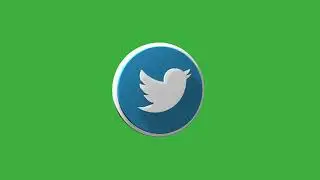 Free Green Screen Twitter icon | no copyright | Chroma key - Free Green Screen Effects