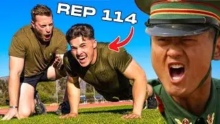 US Marines Attempt the Chinese Army Fitness Test