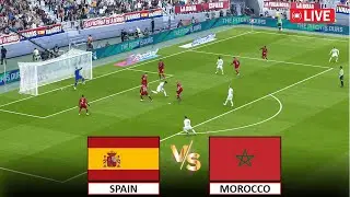 🔴LIVE : SPAIN vs MOROCCO I MEN'S FOOTBALL STREAM I eFOOTBALL PES 21 GAMEPLAY