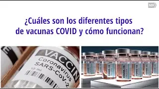 ¿Cuáles son los diferentes tipos de vacunas contra el COVID y cómo funcionan?