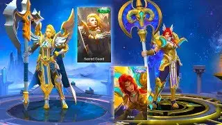 Hilda Aries Zodiac Skin VS Sacred Guard Elite Skin | Mobile legends : Bang Bang