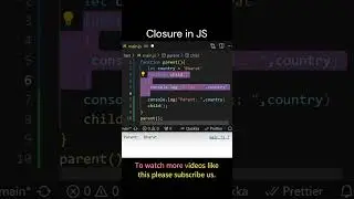 Interview Challenge # 109 || How we use closure everyday in JS #javascript #shorts