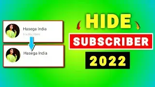 How to hide subscribers on YouTube l YouTube subscribers hide kaise kare 2022 🔥
