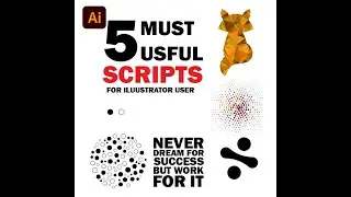 5 Most Useful Scripts for Illustrator Users!  | Illustrator scripts | Install script  #free Scripts