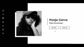 Aesthetic Black & White Portfolio Using HTML, CSS, Bootstrap and React