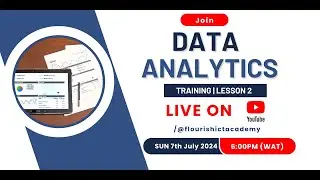 DATA ANALYTICS TRAINING FOR BEGINNERS | LESSON 2