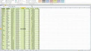 Microsoft Excel Format as Table