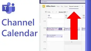 Add calendar to Microsoft Teams channel with the NEW shared Channel Calendar app 📆