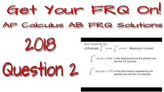 AP Calculus AB - 2018: #2C