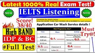 IELTS LISTENING PRACTICE TEST 2024 WITH ANSWERS | 29.08.2024