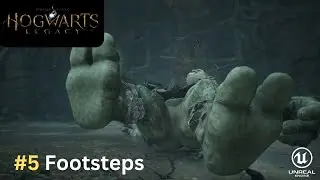 Unreal Engine 5 Hogwarts Legacy Tutorial Series - #5: Footstep Sounds On Different Surfaces