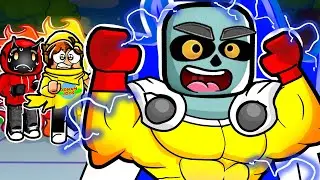 Becoming THE STRONGEST In ROBLOX Strongest Hero Tycoon