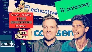 LIST of CRAZY BLACK FRIDAY TECH EDUCATION deals promo codes Wes Bos Andrei Neagoie RealToughCandy.io