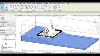 Revit 2019 A Frame House Topography Tutorial