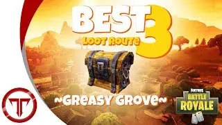 BEST Battle Royale Loot Route #3!!! (Greasy Grove) w/ TrappedGT | Fortnite || Troikality