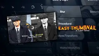 How To Make Thumbnail In Alight Motion | Thumbnail Tutorial