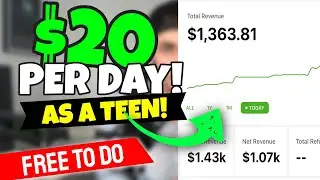 4 Ways To Make $20/Day Online As A Teen (FREE in 2024)