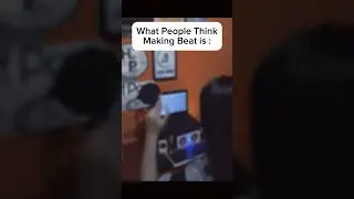 What People Think Making Beats is #shorts #feedshorts #shortvideo #makingbeats #flstudio