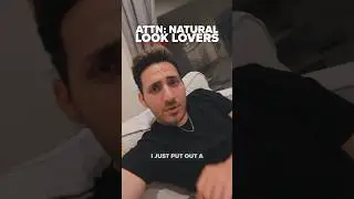 My message to natural look lovers