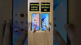 Samsung Galaxy A34 5G Vs Realme 10 Pro Plus 5G Speed Test Comparison |