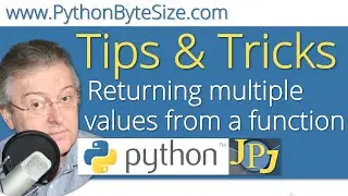 Python Tip: Returning multiple values from a function