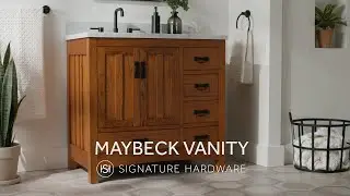 A Craftsman-Inspired Bathroom Centerpiece – The Maybeck Vanity