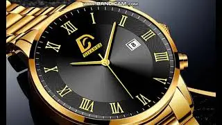 Fashion Mens Gold Stainless Steel Watches
