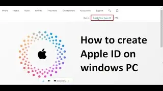 How to create Apple ID on windows PC | How to create Apple ID on MacBook | Apple ID | Apple Account