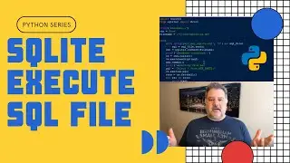 How to Execute SQL from a File on SqLite Using Python