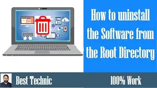 How to uninstall software from the Root Directory?