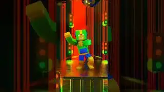 Леон танцует гангамстайл. Brawl stars Minecraft.