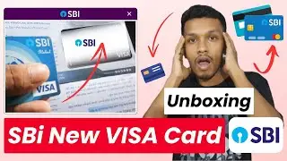 Sbi visa card unboxing new card | sbi new atm card unboxing | sbi bank atm card unboxing