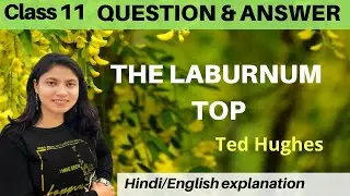 The Laburnum Top question and answer with hindi/english Explanation.