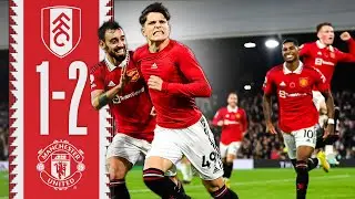 GARNACHO STOPPAGE-TIME WINNER! 😮‍💨 | Fulham 1-2 Man Utd | Highlights