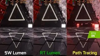 Unreal Engine 5.3 Path Tracing vs Lumen On vs Off - Graphics/Performance Comparison | RTX 4080 4K