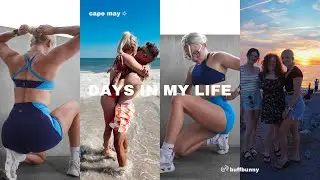 DAYS IN MY LIFE | back & biceps workout, target, starbucks + mini beach trip!