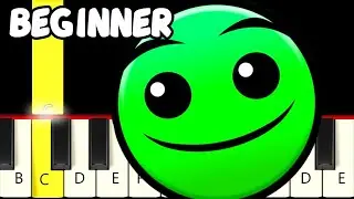 Dry Out from Geometry Dash - Fast and Slow (Easy) Piano Tutorial - Beginner