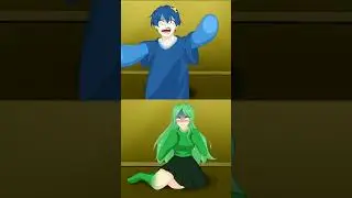 Transformation BLUE vs GREEN (Rainbow friends)