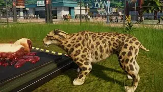 Saber-Toothed Tigers - Jurassic World Evolution Cinematic