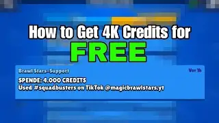 4.000 CREDITS IN Brawl Stars FREE!🔥 Check BIO!😳 #squadbusters #brawlstars #brawl #supercell