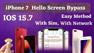 iPhone 7 IOS 15.7 Hello Screen Bypass | Sim,Call,Network Everything Work