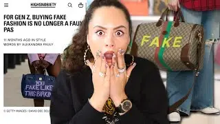APPARENTLY in 2023...FAKE Designer Handbags are ok?!
