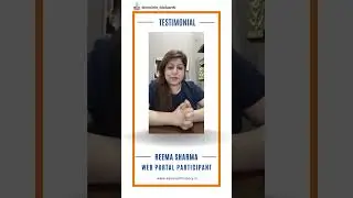 Reema Sharma | Web Portal Participant | Testimonial