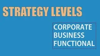 Levels of Strategies In Strategic Management Explained