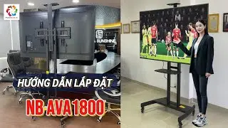Hướng Dẫn Lắp Đặt Khung Treo TV Di Động NB AVA1800-70-1P TV 55 - 90inch | Chính Hãng North Bayou